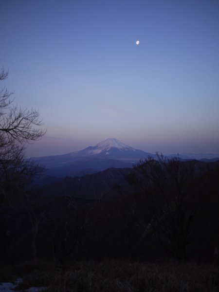 1月の丹沢・丹沢山から丹沢最高峰の蛭ヶ岳への山行