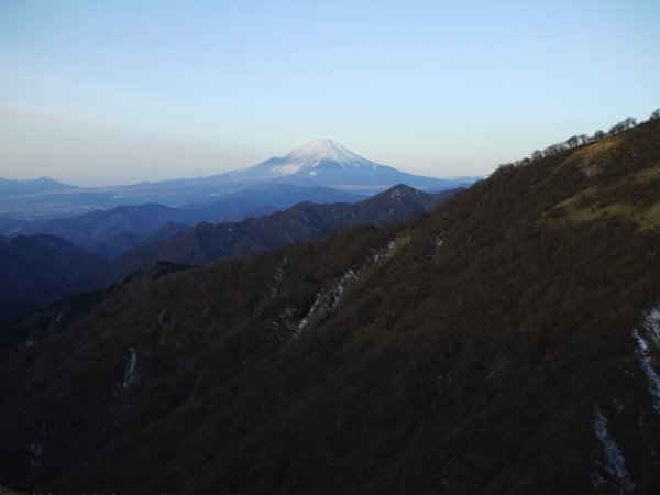 1月の丹沢・丹沢山から丹沢最高峰の蛭ヶ岳への山行