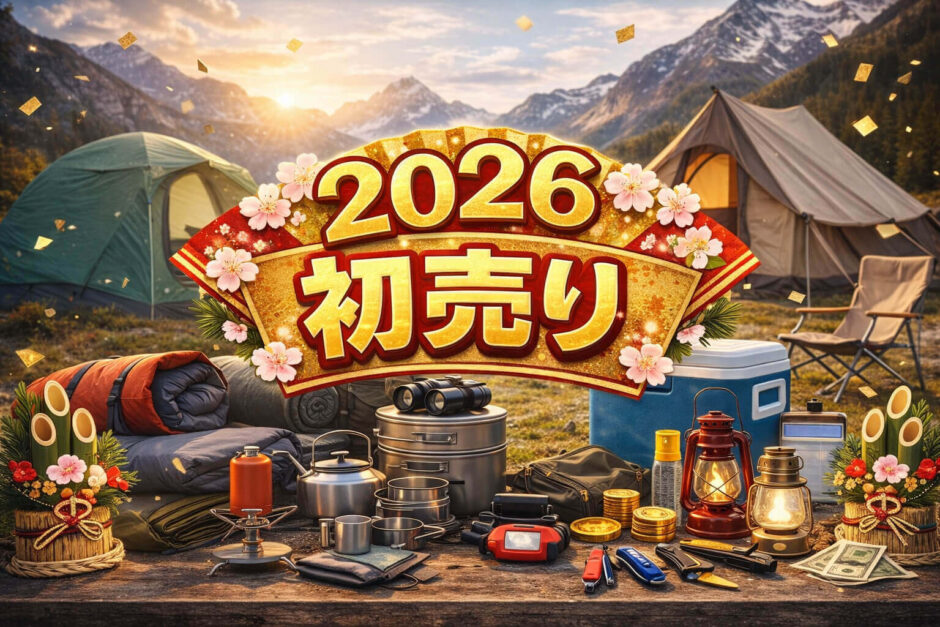 【厳選64品一挙公開】2026年Amazon初売り！おすすめのお買い得アウトドア商品