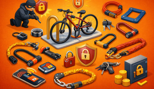 クロスバイクの盗難防止に必須の鍵（ロック）！最強の守り方と選び方を解説