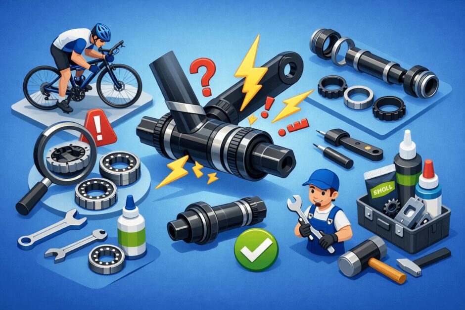 クロスバイクの「ボトムブラケット異音」はなぜ？原因特定から解決方法まで解説