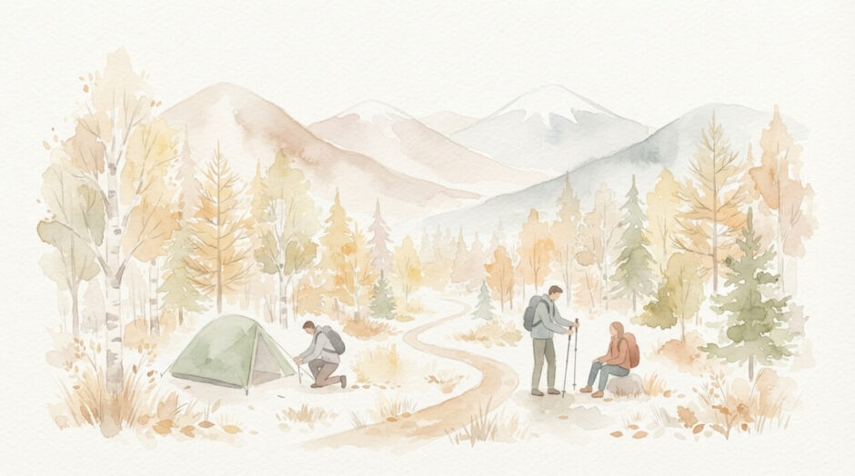 秋の登山で落ち葉に滑らない！初心者向け安全な歩き方ガイド
