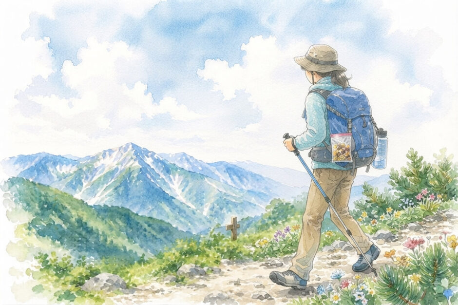 バテる前に食べる！登山の行動食の選び方とタイミング